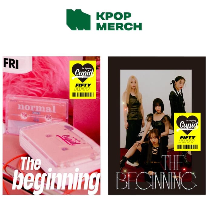 FIFTY FIFTY - Het begin: Cupido (1e Single Album) RANDOM 1ea pink