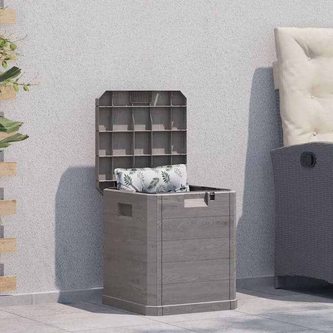 vidaXL - Opbergbox - voor - in - de - tuin - 90 - L - bruin