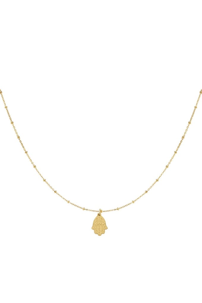Bijoutheek Collier Fatima Goud