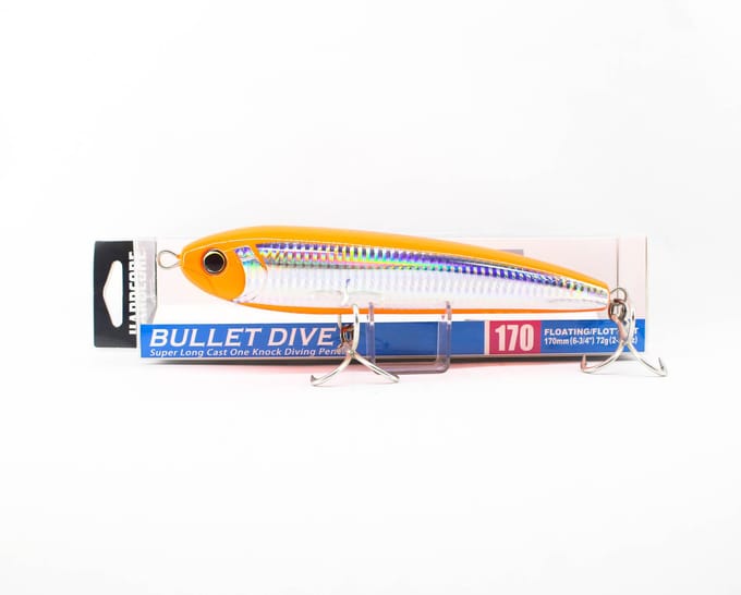 Yo Zuri Duel Hardcore Bullet Dive 170 mm drijvend kunstaas F1223-HSO (9036) white