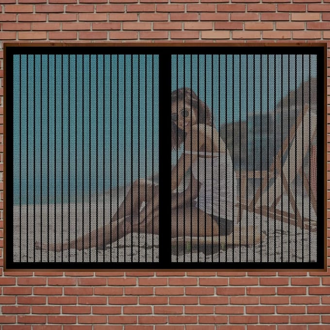 Universeel Hor Voor Ramen 50 x 180 cm Zonder Boren Muggennet