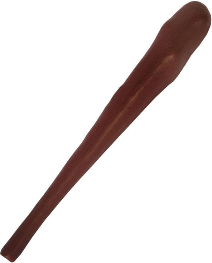 Holbewoner wapens - grote plastic knuppel/knots - 50 cm - kunststof - oertijd