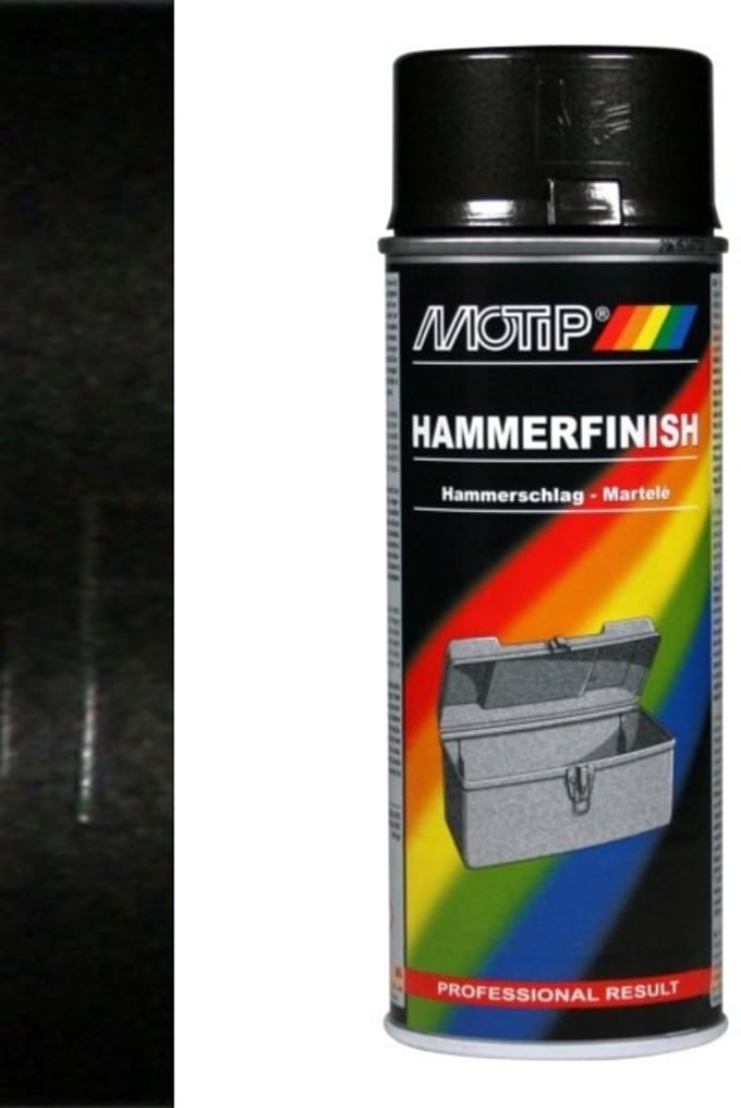 MoTip Hamerslag Verf ANTRACIET spuitbus 400ml