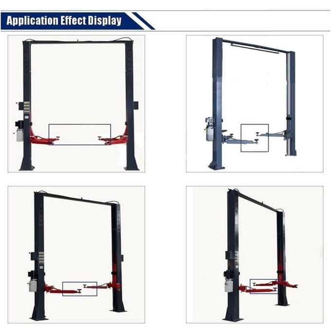 4 x 130 mm ronde auto auto vrachtwagen takellift accessoires rubberen armpads heavy duty gray