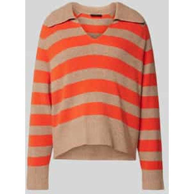 Loose fit gebreide pullover van wolmix