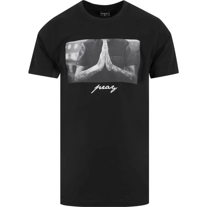 Mister Tee - Pray Heren Tshirt - XS - Zwart