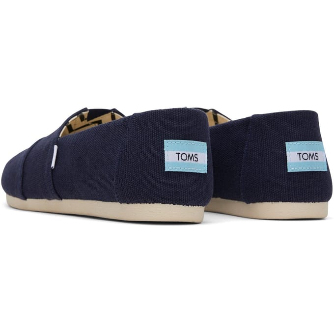 TOMS Alpargata Classic Katoenen Dames Marine Espadrilles