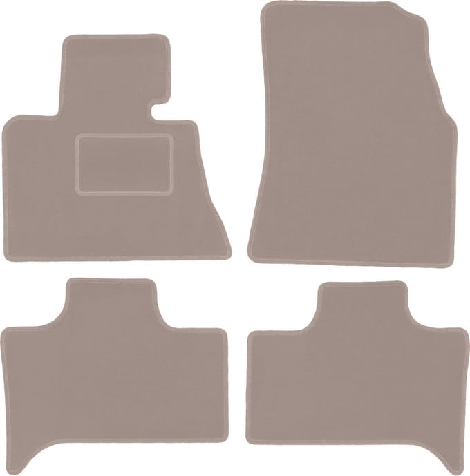 Beige velours vloermatten voor: BMW X5 E53 2WD (1999-2006)
