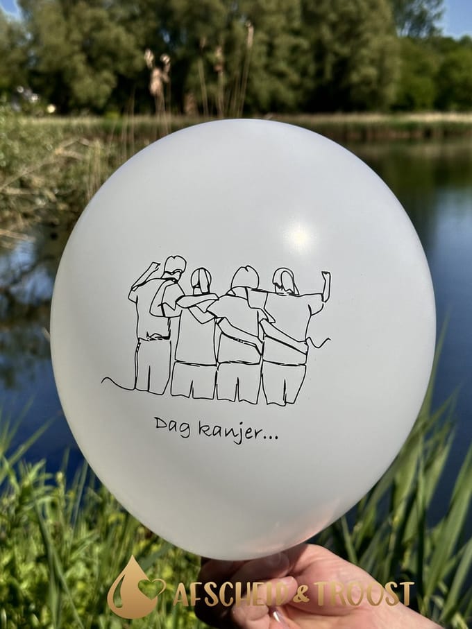 Ballon - Dag Kanjer - AF-SVB310 - Uitvaart - Crematie - herdenken - Afscheid & Troost
