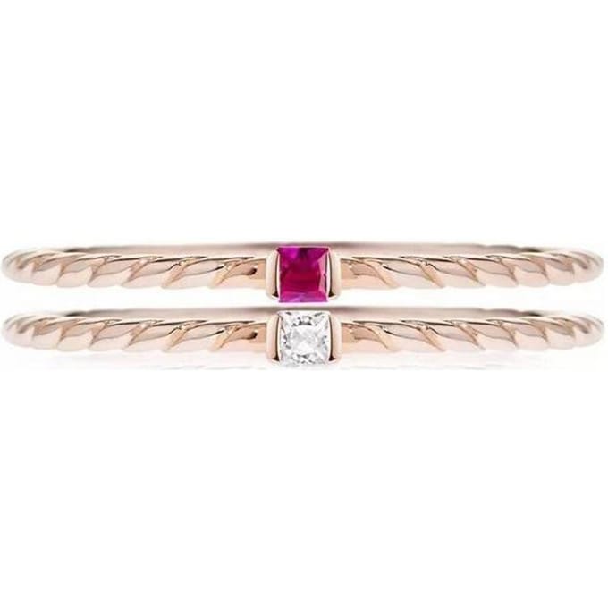 Morellato 1930 roségoudkleurige sterlingzilver SAHA16012 damesring rosé gouden kleur