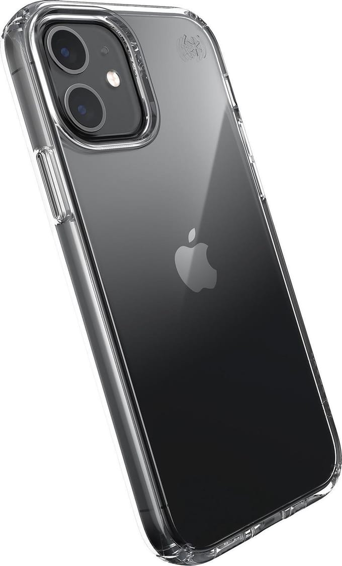 Speck Presidio Perfect Clear geschikt voor Apple iPhone 12/12 Pro Clear - with Microban
