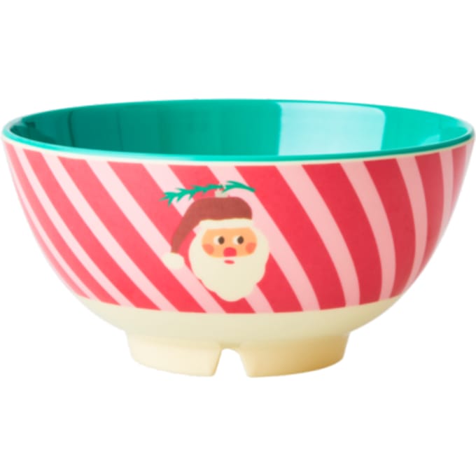 Rice kerst melamine kom christmas santa print