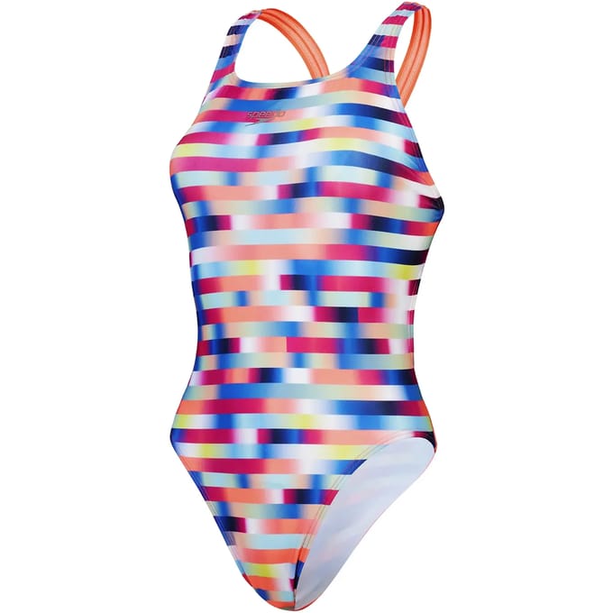 Dames zwempak uit 1 stuk Speedo End+ Dig Leaderb