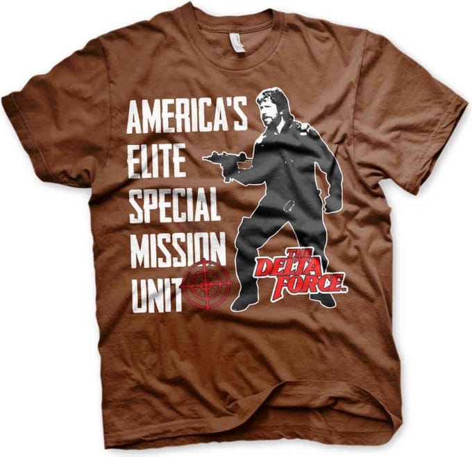 The Delta Force Heren Tshirt -S- America's Elite Special Mission Unit Bruin
