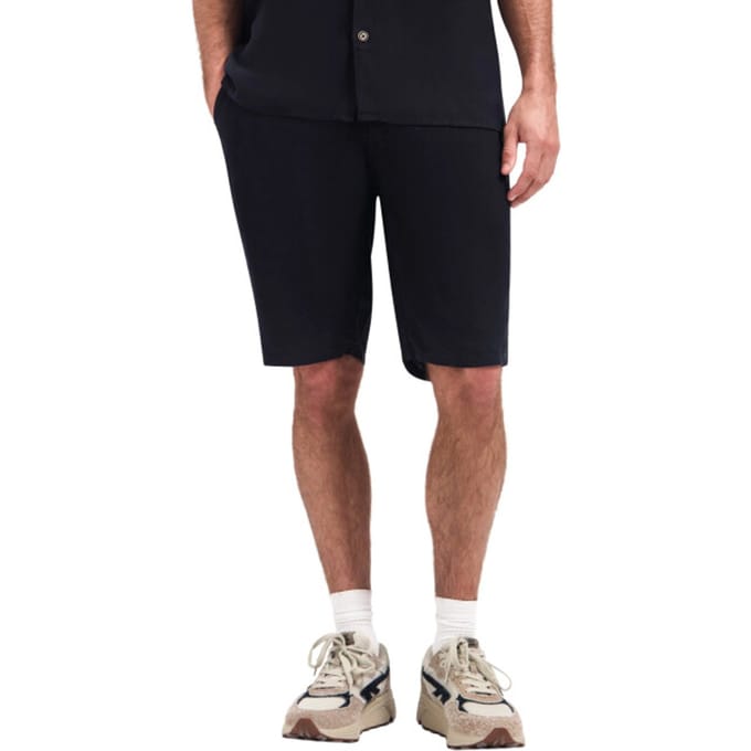 No Excess Short chino with linen, garment dye night