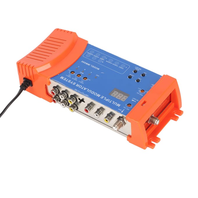 Modulateur Domestique Support Multi-Canaux PAL NTSC Système de Modulateurs Multiples pour Boîtier TV Source AV US Plug