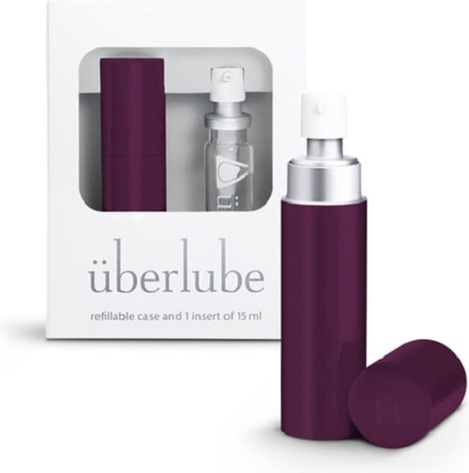 Uberlube Hervulbaar Glijmiddel Paars 15ML