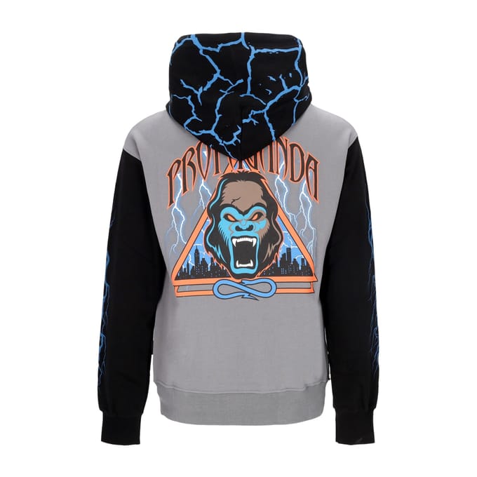 Lichtgewicht herensweatshirt met capuchon Triangle Gorilla Hoodie grijs