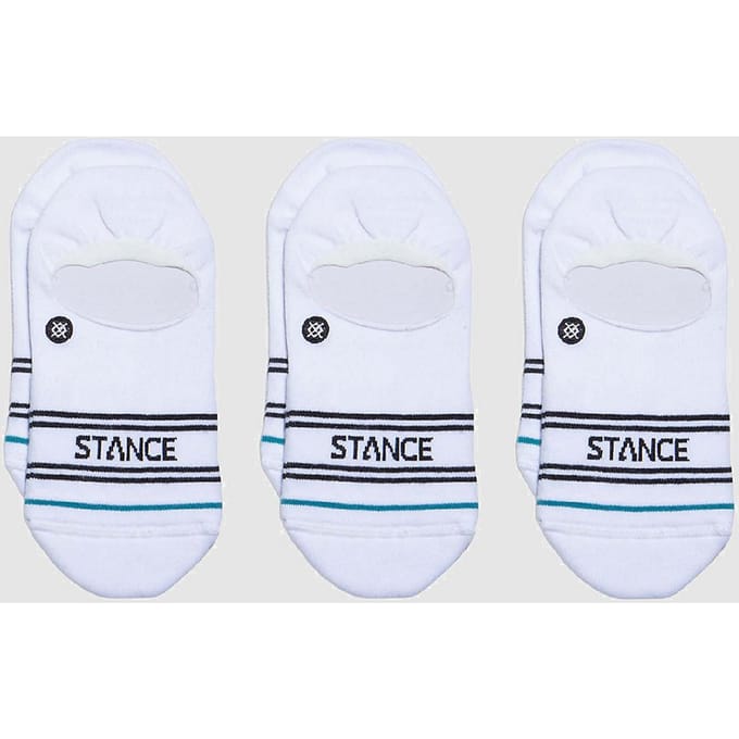 Stance Basic 3 Pack No Show Socks wit