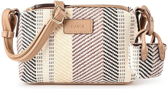 Gabor schoudertas Granada Denada Camera Bag Mixed Beige veelkleurig