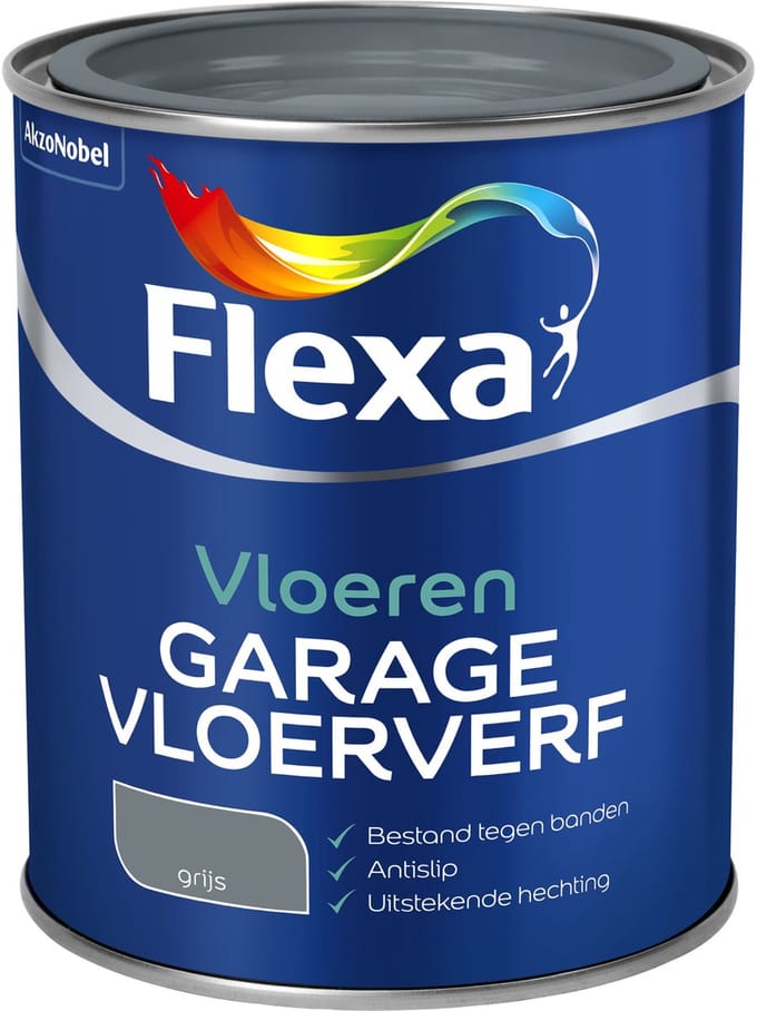 Flexa - Garagevloerverf - Grijs - 750 Ml