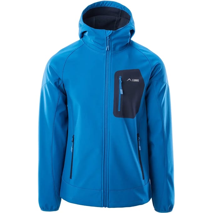 Elbrus Sogne Softshelljack Blauw L Man