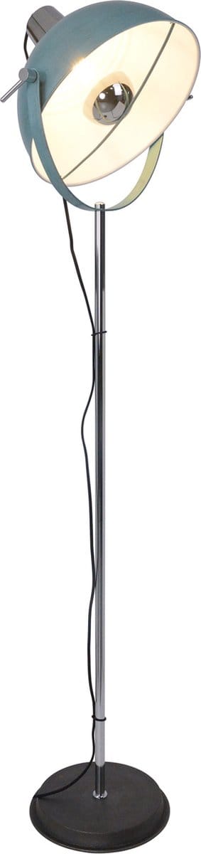 Staande lamp met kantelbare kap Lazos - blauw