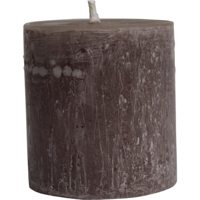 PTMD - Kaars Rustic Outdoor - Taupe - 15x15x16cm