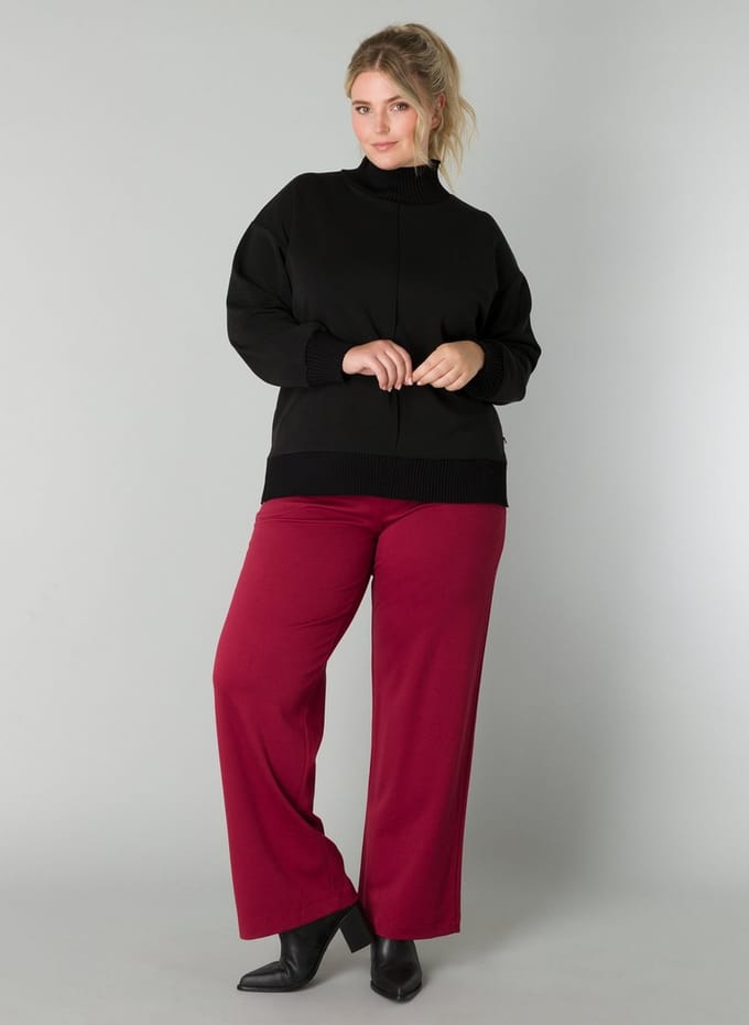 YEST CURVE Romeysa Tops - Black - maat X-0(44)