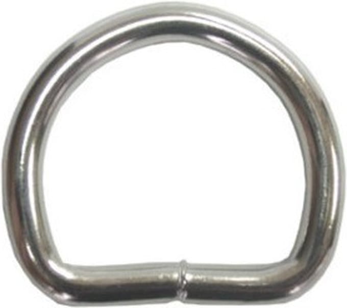 2x D ring - 38mm - metaal