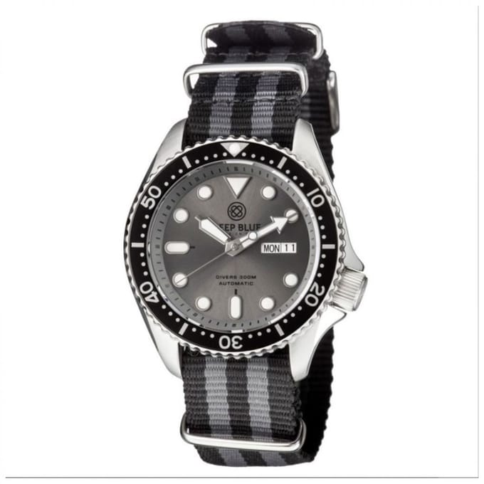 Deep Blue Diver 300 Nato Automatic NATODIVERSSGREY