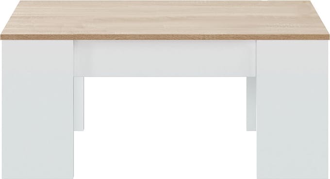 CALICOSY - Salontafel met Opklapbaar Blad L100 cm - Alida