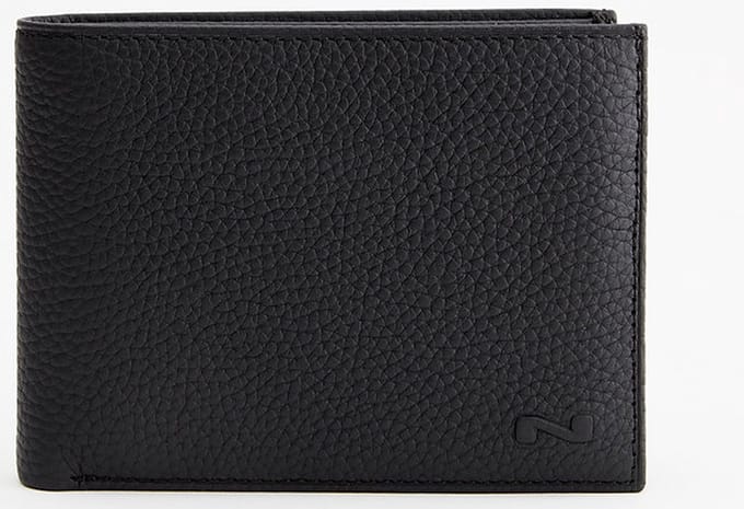 Nathan Baume Billfold Wallet - Coin Pocket Black