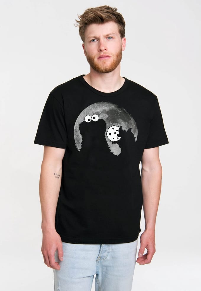 Logoshirt T-Shirt Sesamstrasse - Krümelmonster Mond