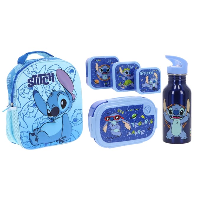 Lilo & Stitch schoolset; rugzak en lunchset