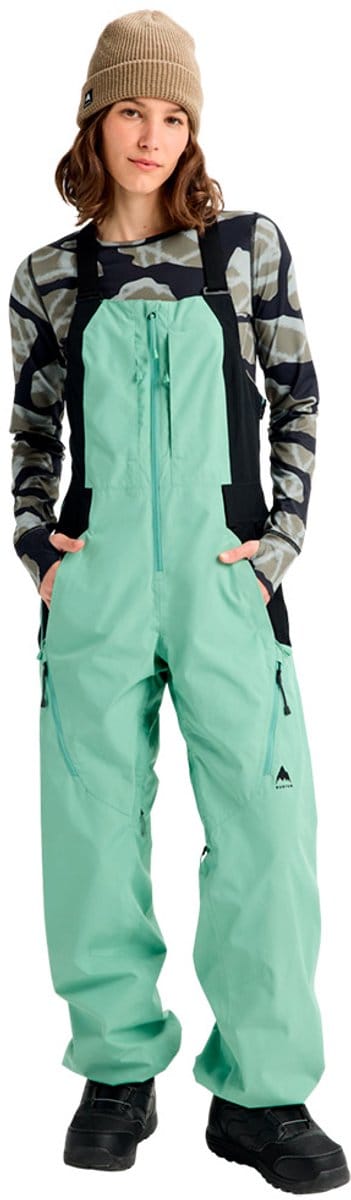 Burton Reserve 2l Bib Broek Groen M Vrouw