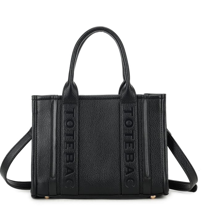 Giuliano kunstlederen handtas ''Tote bag'' Eleni - Dames - Klein - Zwart