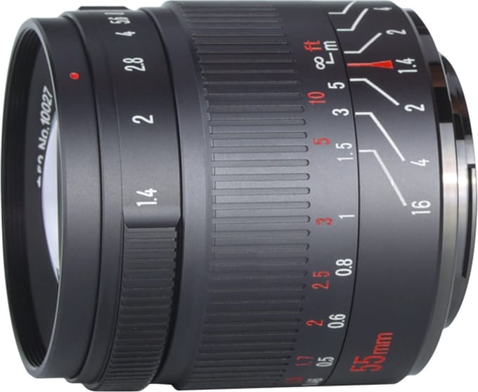 7Artisans 55mm F1.4 II Nikon Z-Mount Objectief