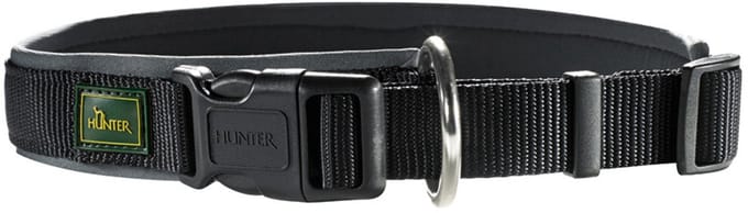 Hunter Vario Plus Hondenhalsband - 30-35 cm - Zwart/Grijs