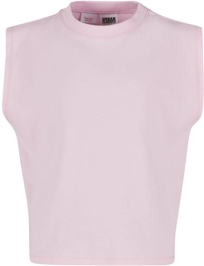 Urban Classics - Oversized Boxy Heavy Tanktop Kinderen - Kids 110/116 - Roze