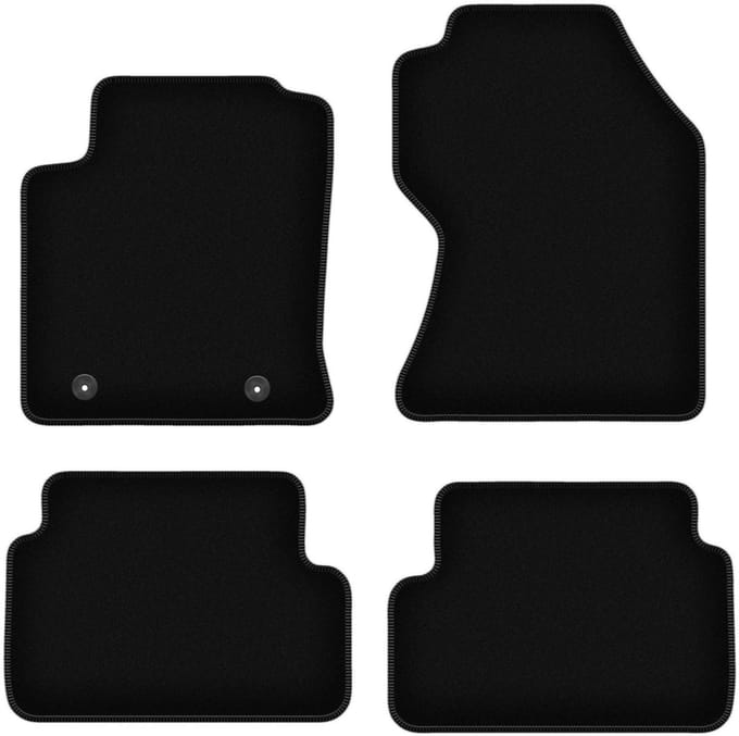 BASIC zwarte veloursmatten voor: Ford Focus MK1 FL hatchback, sedan, stationwagen (2001-2004)