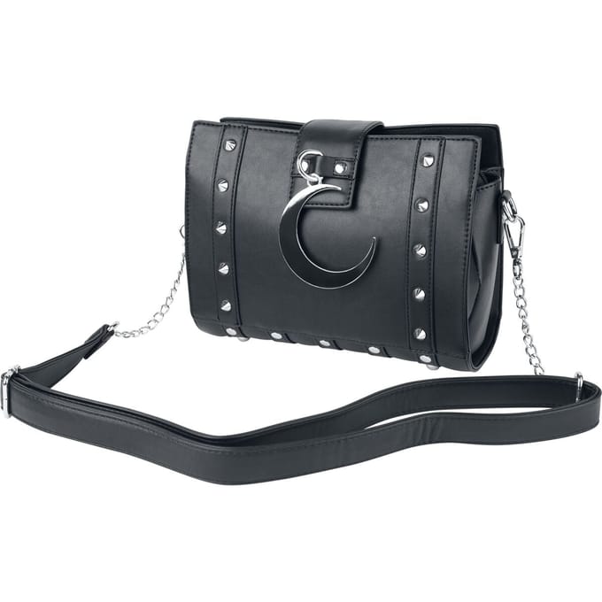 Poizen Industries - Gothic Handtas - Midnight Bag - voor Vrouwen - zwart