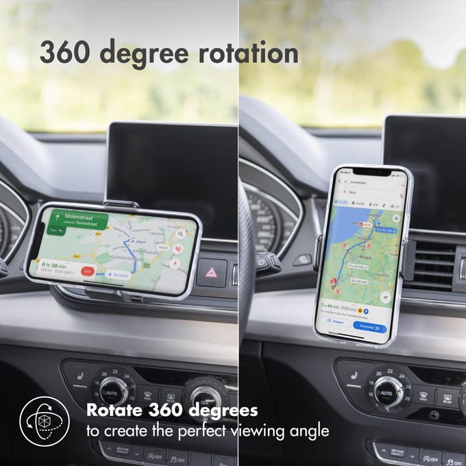 Accezz Telefoonhouder Auto Ventilatierooster - Verstelbaar - Auto Accessories - GSM Houder - Universeel