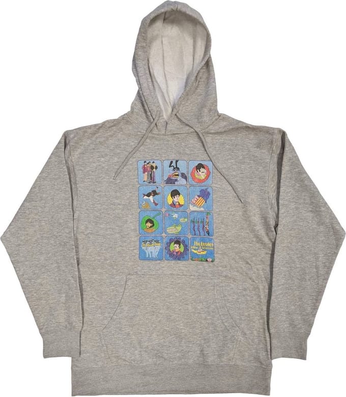 The Beatles - Sub Montage Hoodie/trui - L - Grijs