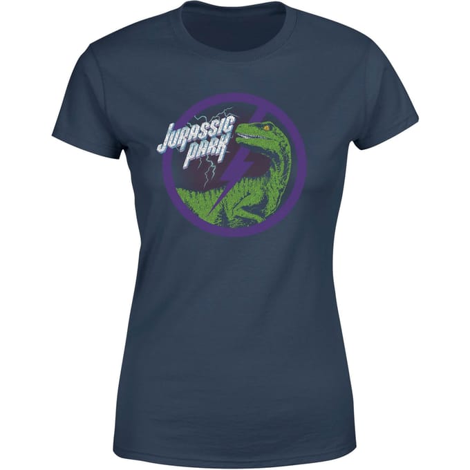Jurassic Park Raptor Bolt Women's T-Shirt - Blauw - S