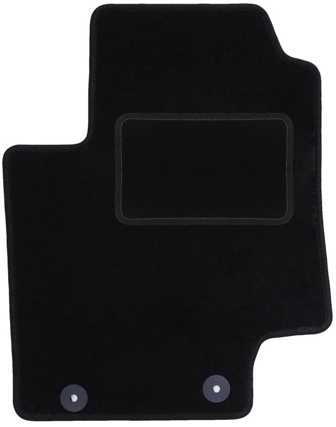 Bestuurdersmat zwart voor: Kia Rio II DE hatchback (2005-2011)