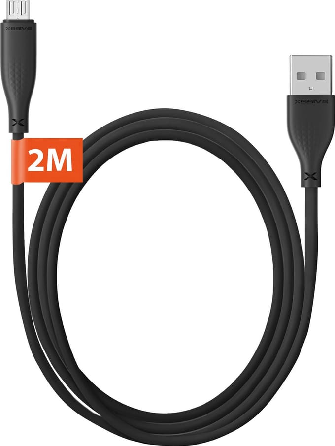 Xssive Micro USB laadkabel - geschikt voor JBL speakers & oudere smartphones - 2 meter