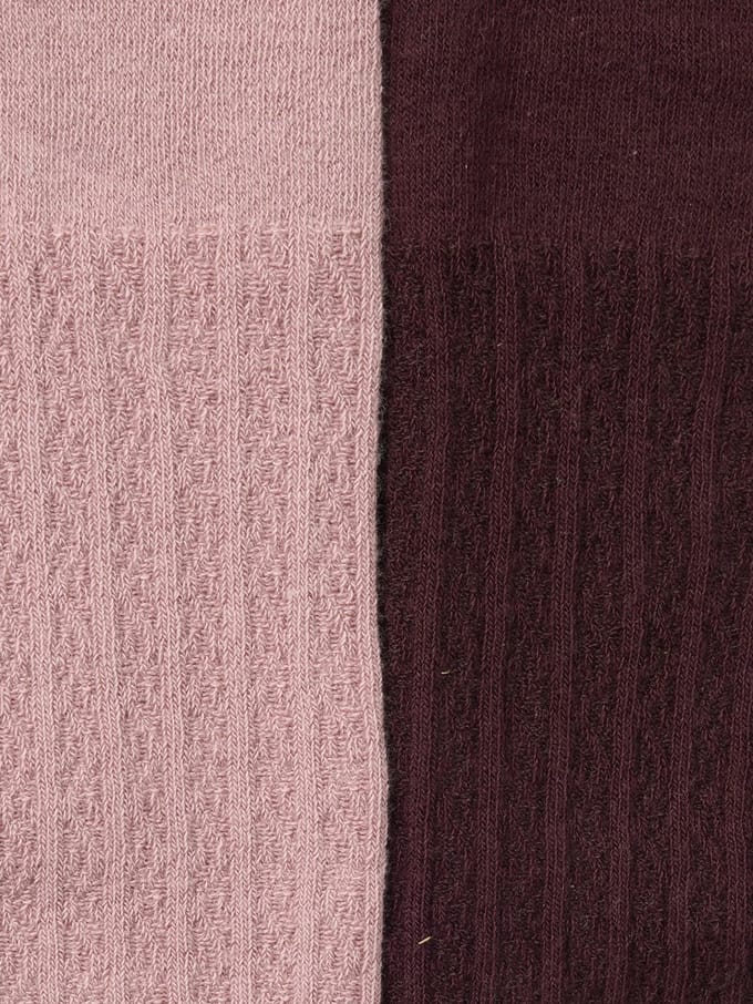 Vertbaudet Set van 2 paar gedraaide panty's voor meisjes