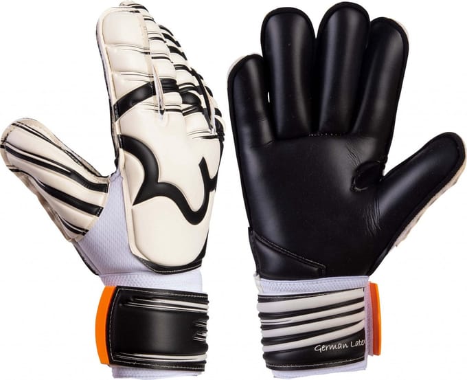 RWLK Black and White Roll Keepershandschoenen - Maat 7