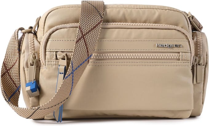 Hedgren Schoudertas Emily Multipockets Crossover RFID Creased Safari Beige